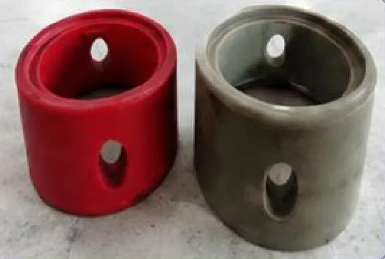 Red and grey rubber butterfly valve seats