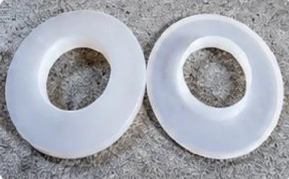 White nylon collars