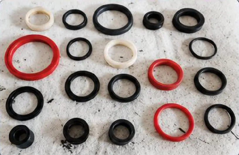 Assorted O-rings in NBR, EPDM and silicone rubber