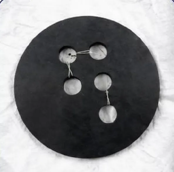 Perforated rubber gasket, Type 4 hole pattern