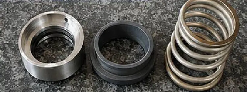 IDMC stainless steel seal with spring, 24 mm